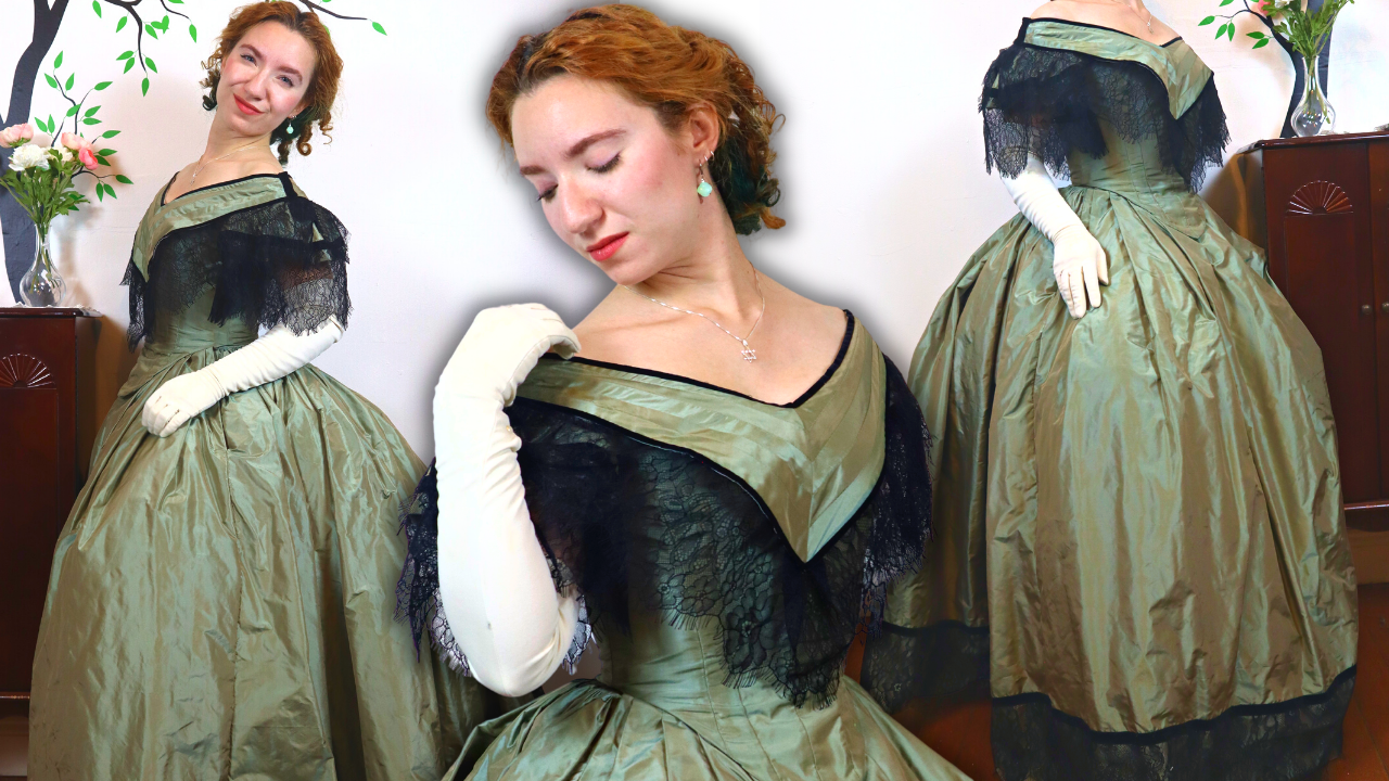 1850s ball gown clearance